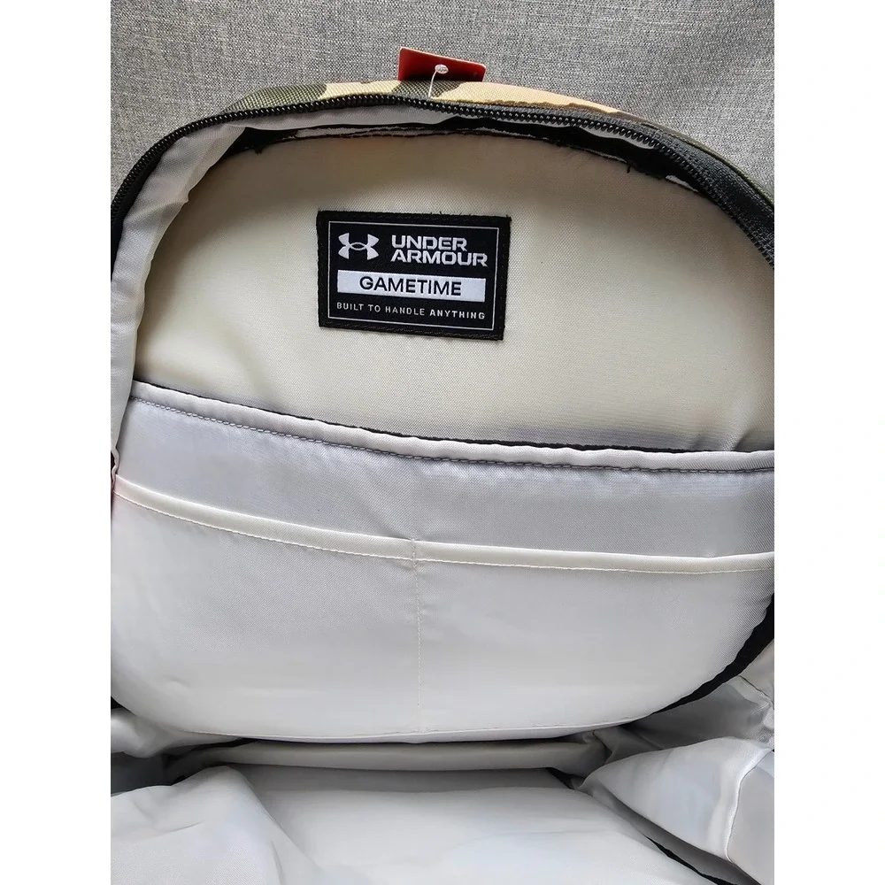 Under Armour Camo Backpack Full Size 26L Bag Water Repellent Fits 15